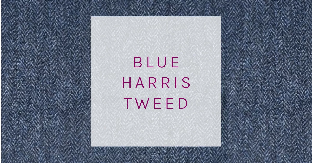 Blue Harris Tweed
