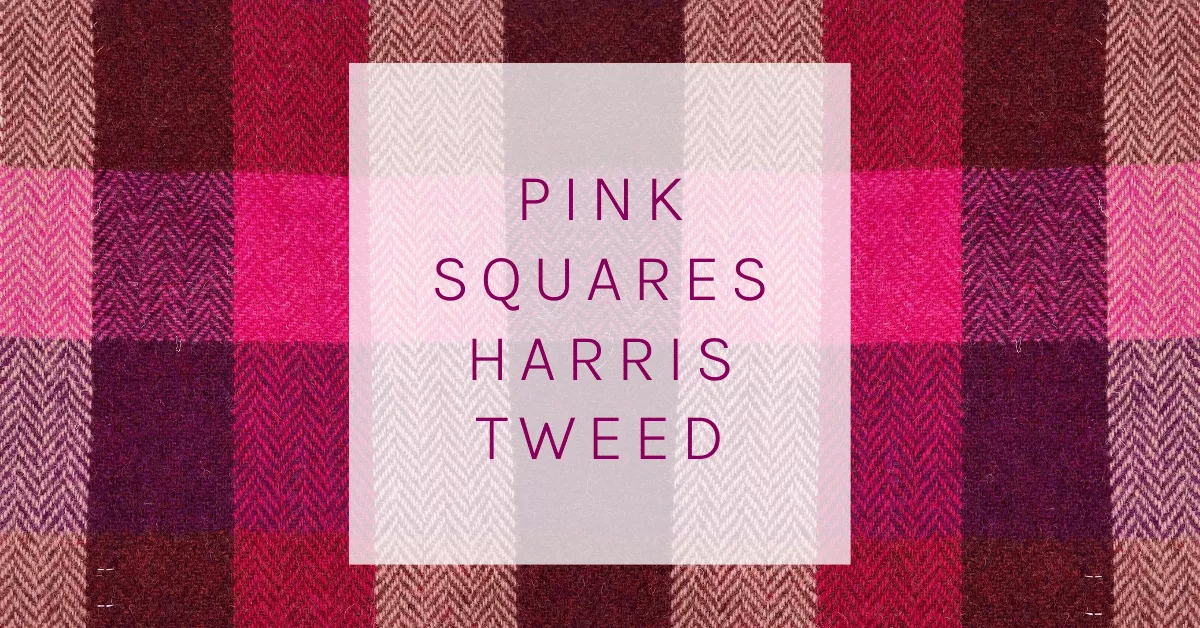 Pink Harris Tweed